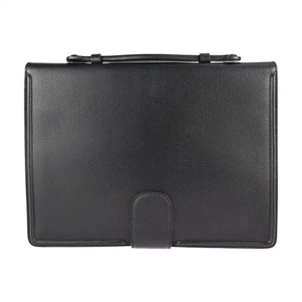 GUCCI Authentic Black Leather Tote Bag - Picture 3 of 9